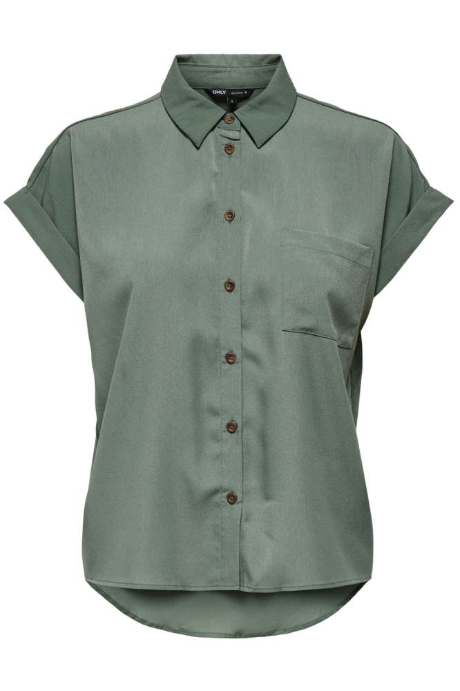 ONLHANNOVER LIFE S/S SHIRT WVN NOOS 15351855 LAUREL WREATH